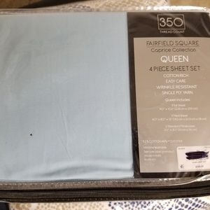 Fairfield Square 350 Thread Count Queen Sheets